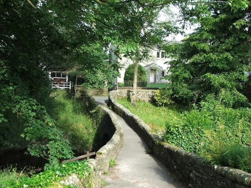 Clapham beck footbridge